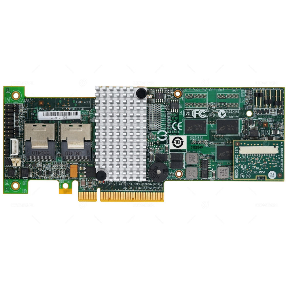 L3-25121-52B LSI 8-PORT SAS RAID CONTROLLER PCIE 2.0 X8